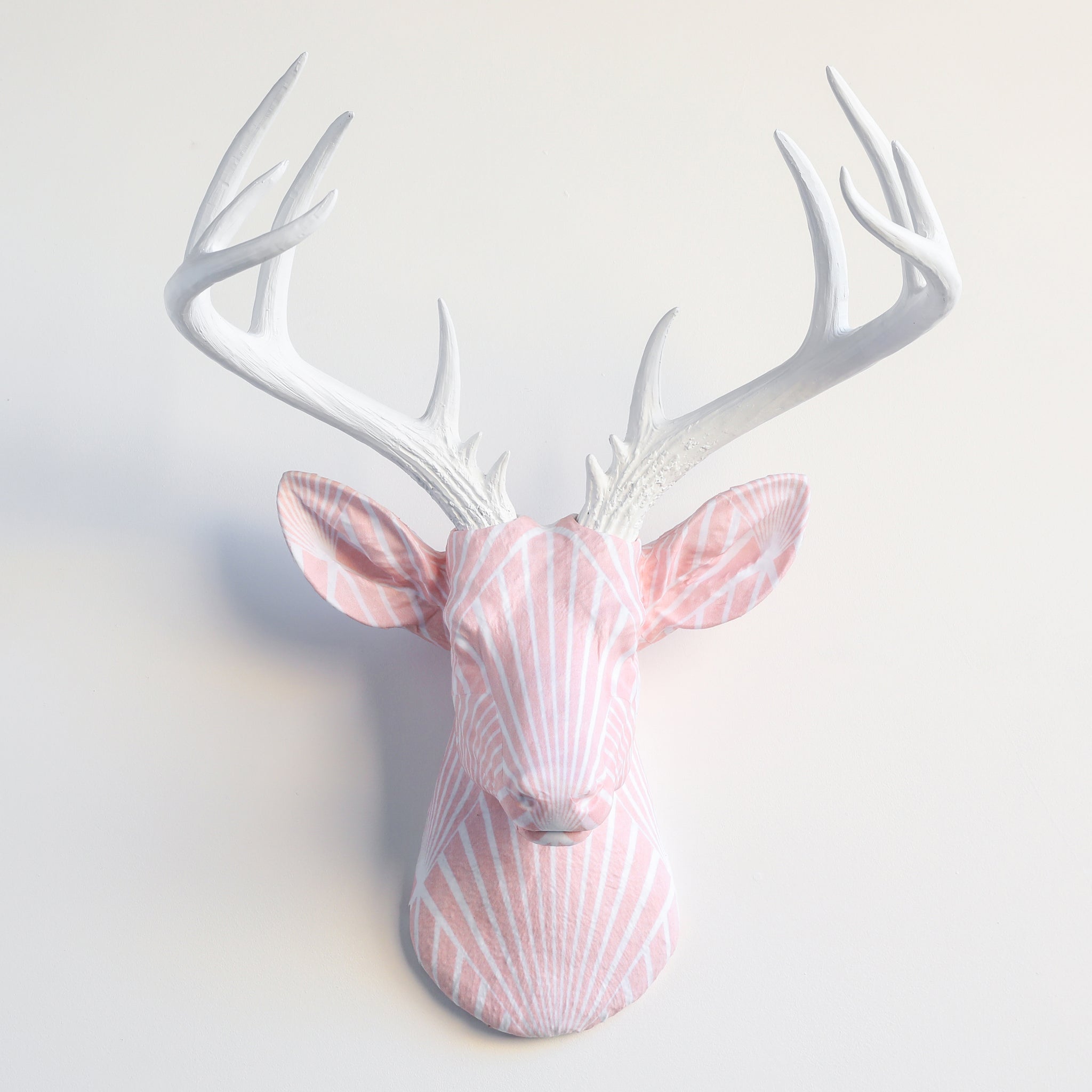 Fabric Deer Head - Blush Deco Fabric Deer Head