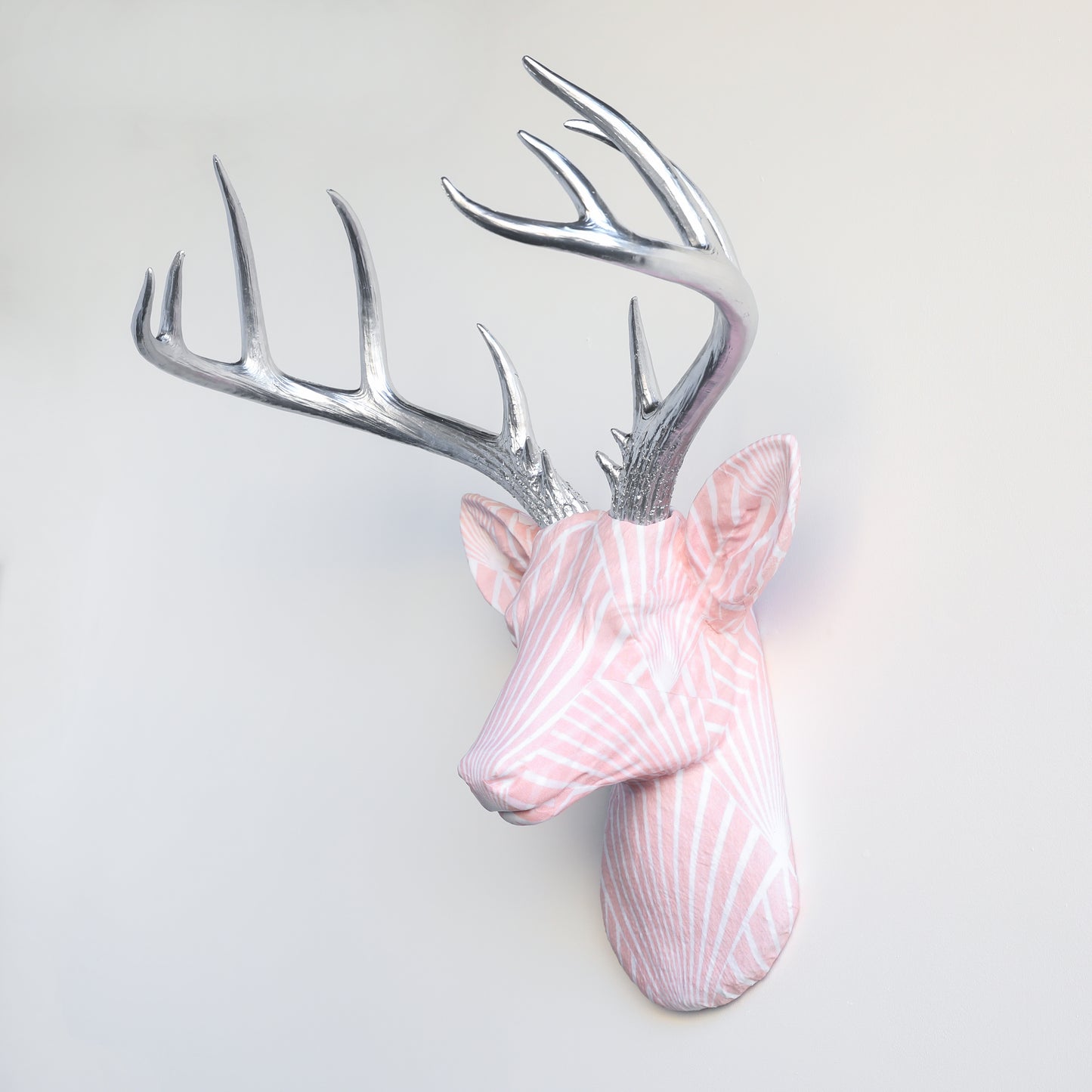 Fabric Deer Head - Blush Deco Fabric Deer Head