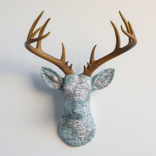 Fabric Deer Head - Atlas Fabric Deer Head