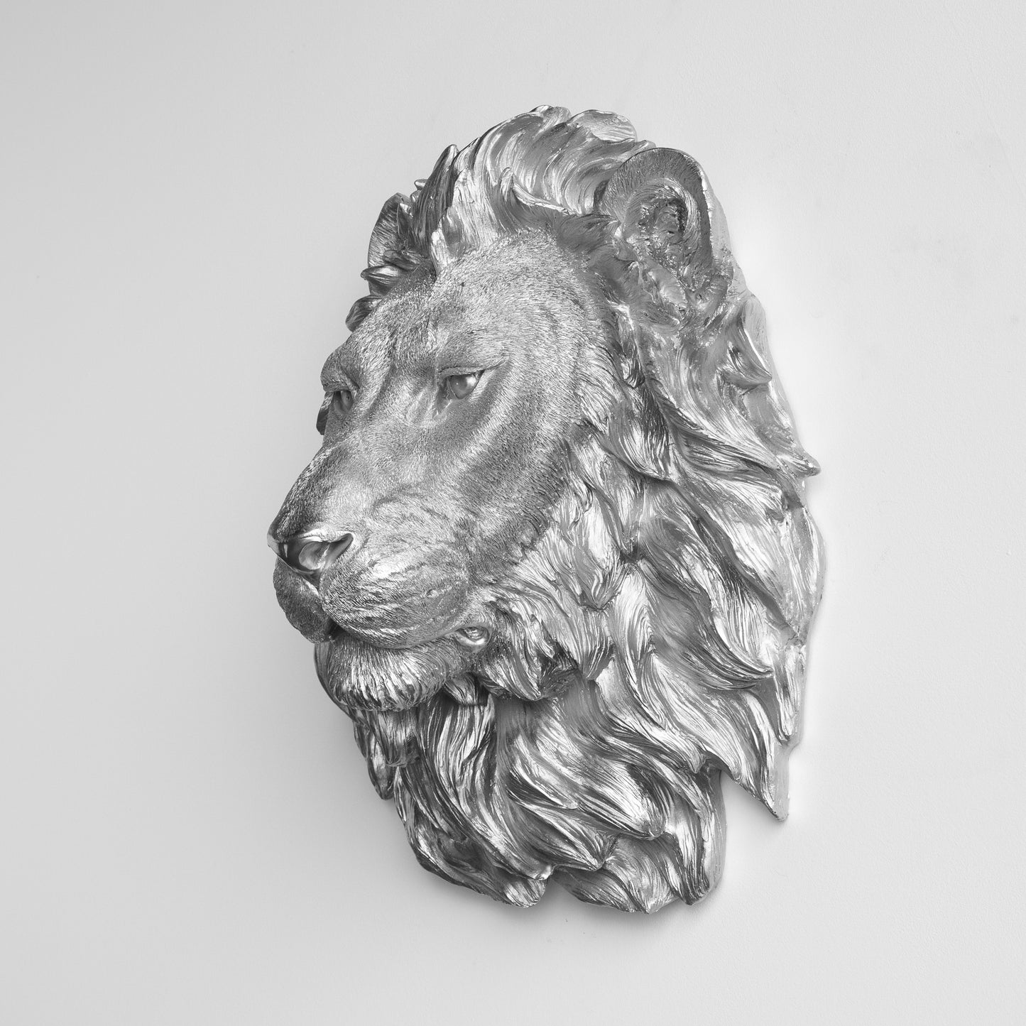 Faux Lion Head Wall Mount // Lion