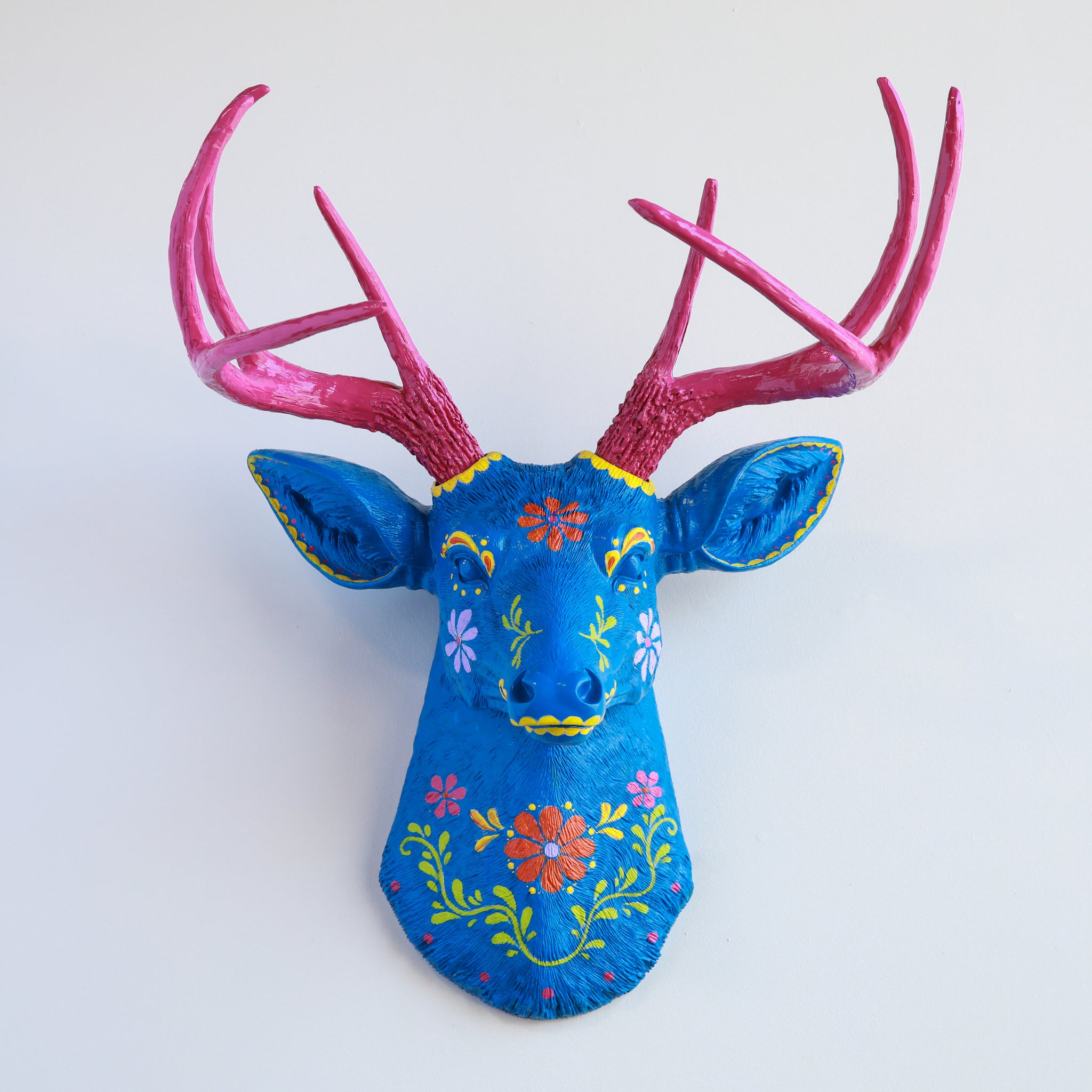 Faux Deer Head Wall Mount // Cinco Folk Art