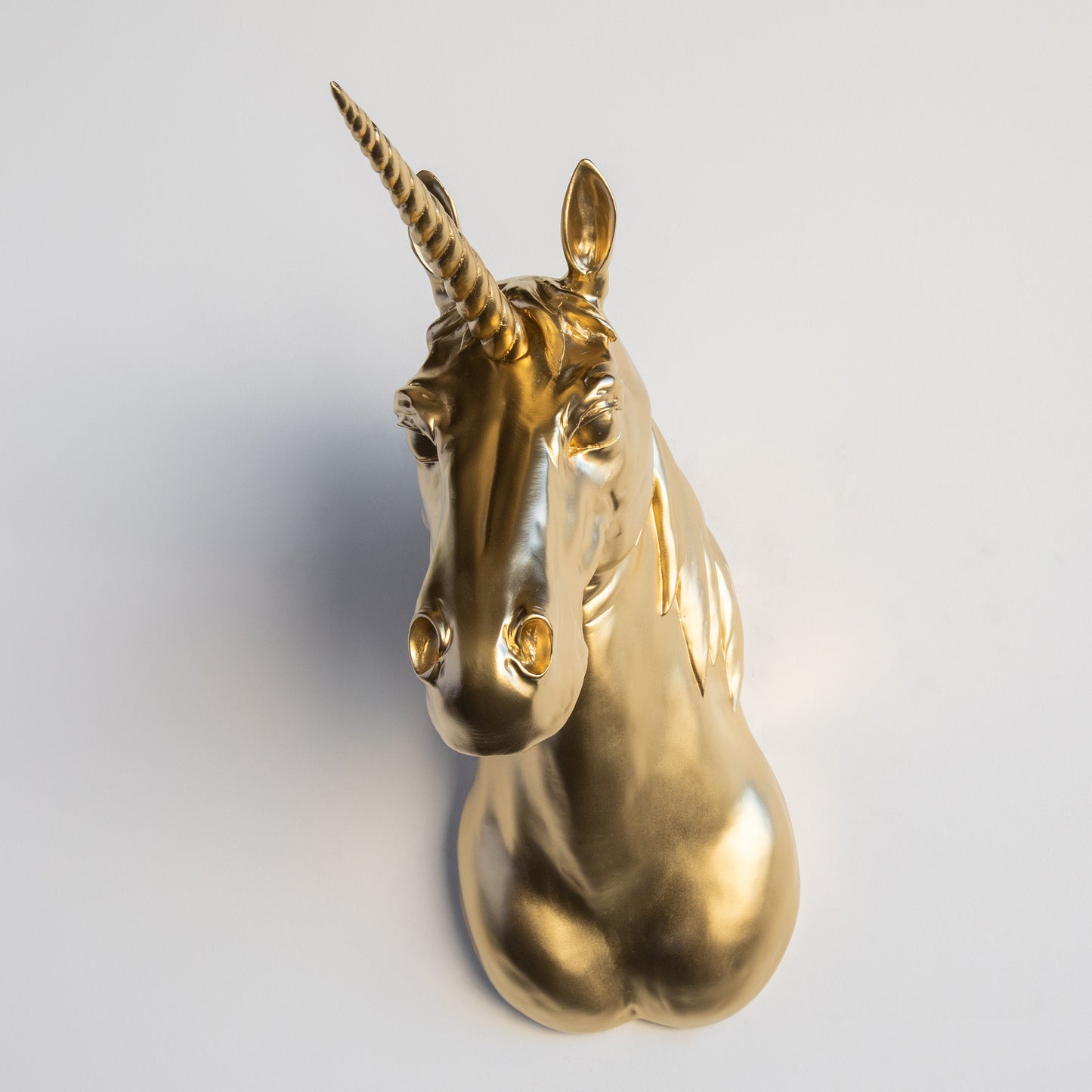 XL Unicorn Head Wall Mount // Gold