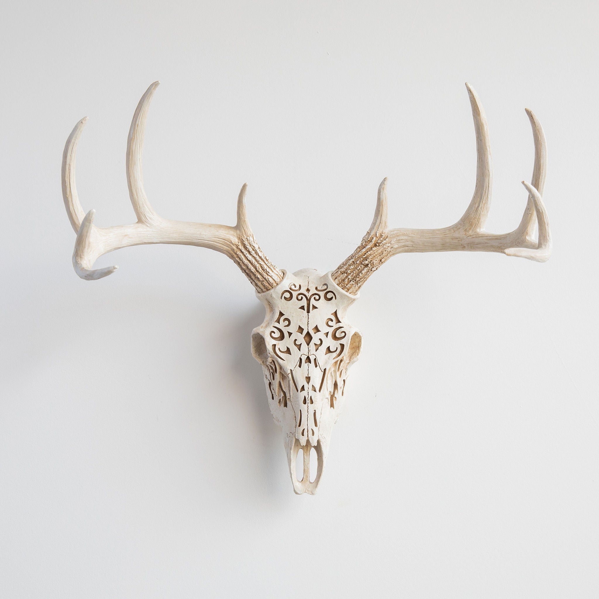 Faux Carved Deer Skull // Realistic
