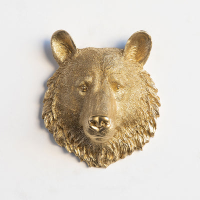 Faux Mini Bear Head