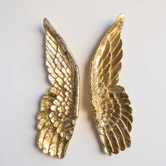 Faux XL Angel Wings // Gold