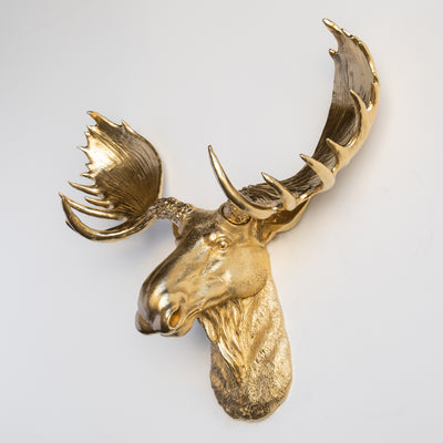 Faux Moose Sculpture