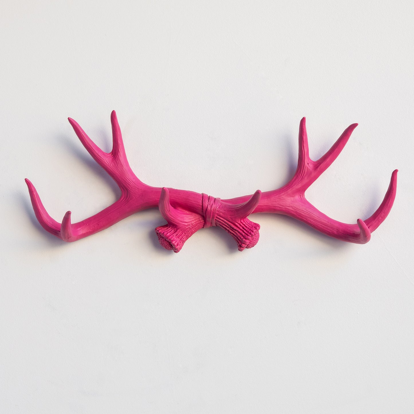 Faux Deer Antler Wall Hook // Hot Pink