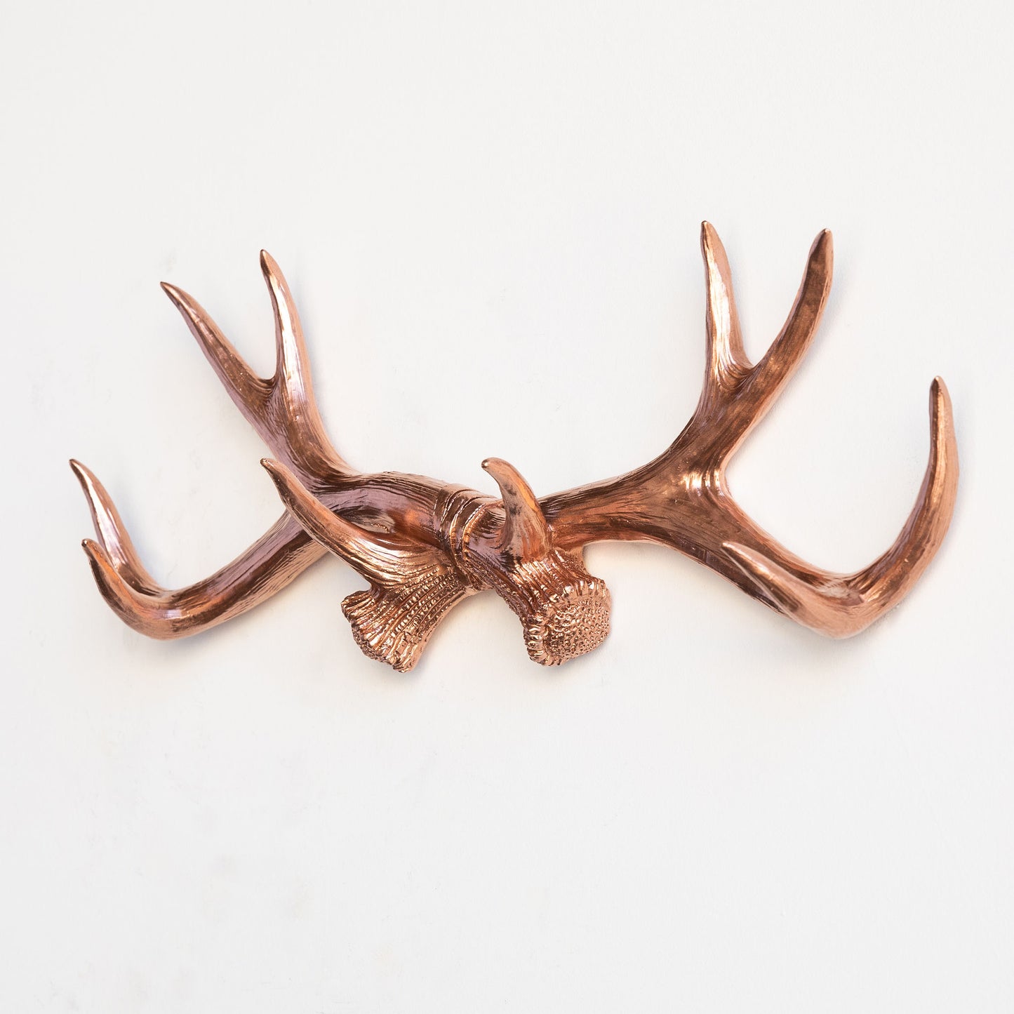 Faux Deer Antler Wall Hook // Rose Gold