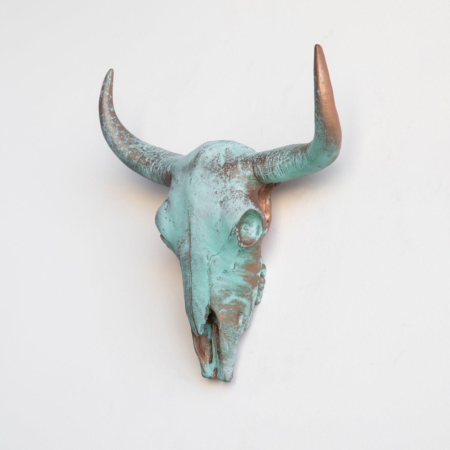 Faux Bison Skull // Copper Patina