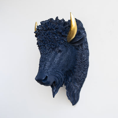 Faux Bison Sculpture