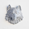 Faux Mini Wolf Head