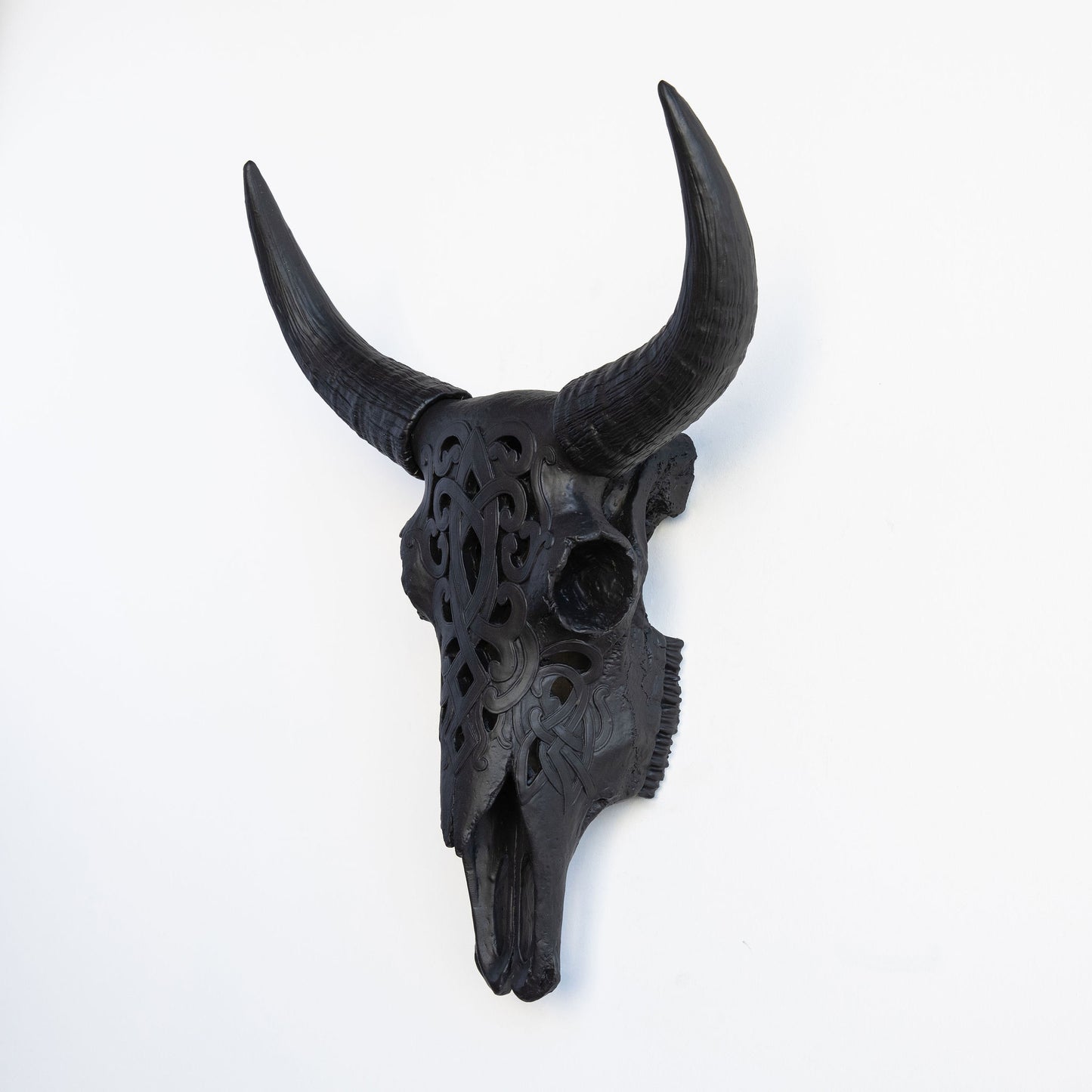 Faux Carved Cow Skull // Realistic