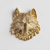 Faux Mini Wolf Head